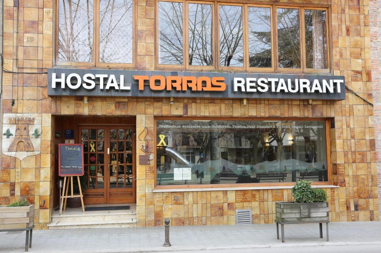 Hostal Torras Sant Hilari Sacalm Extérieur photo